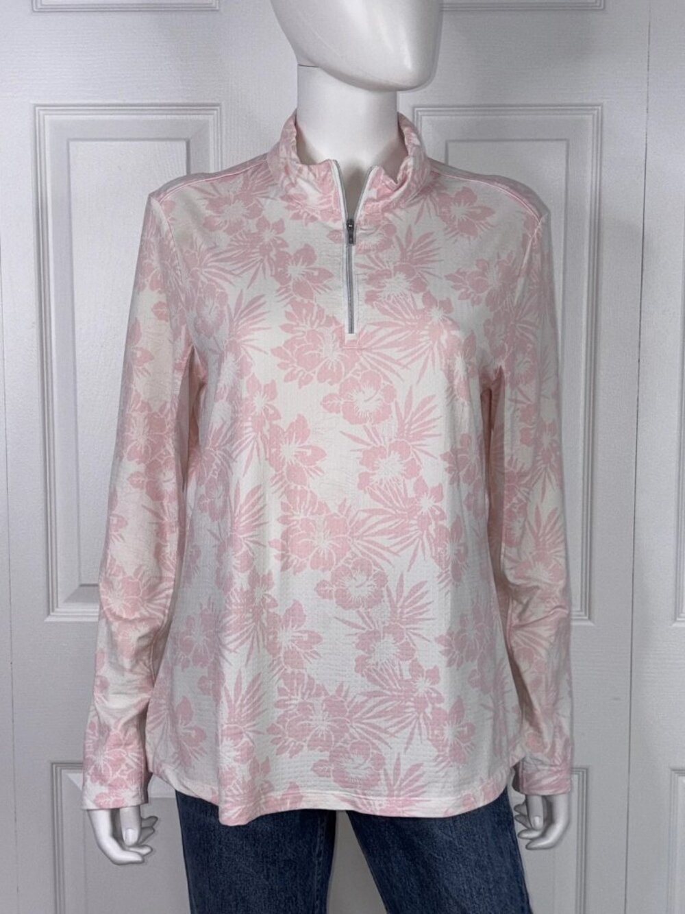 NVO women's floral sweater large